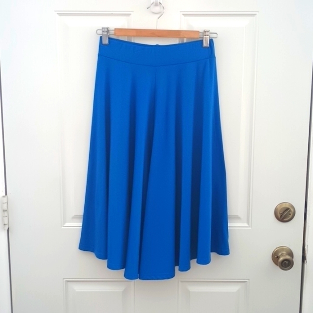 Dani's Choice royal blue Y2K skater a-line skirt size S